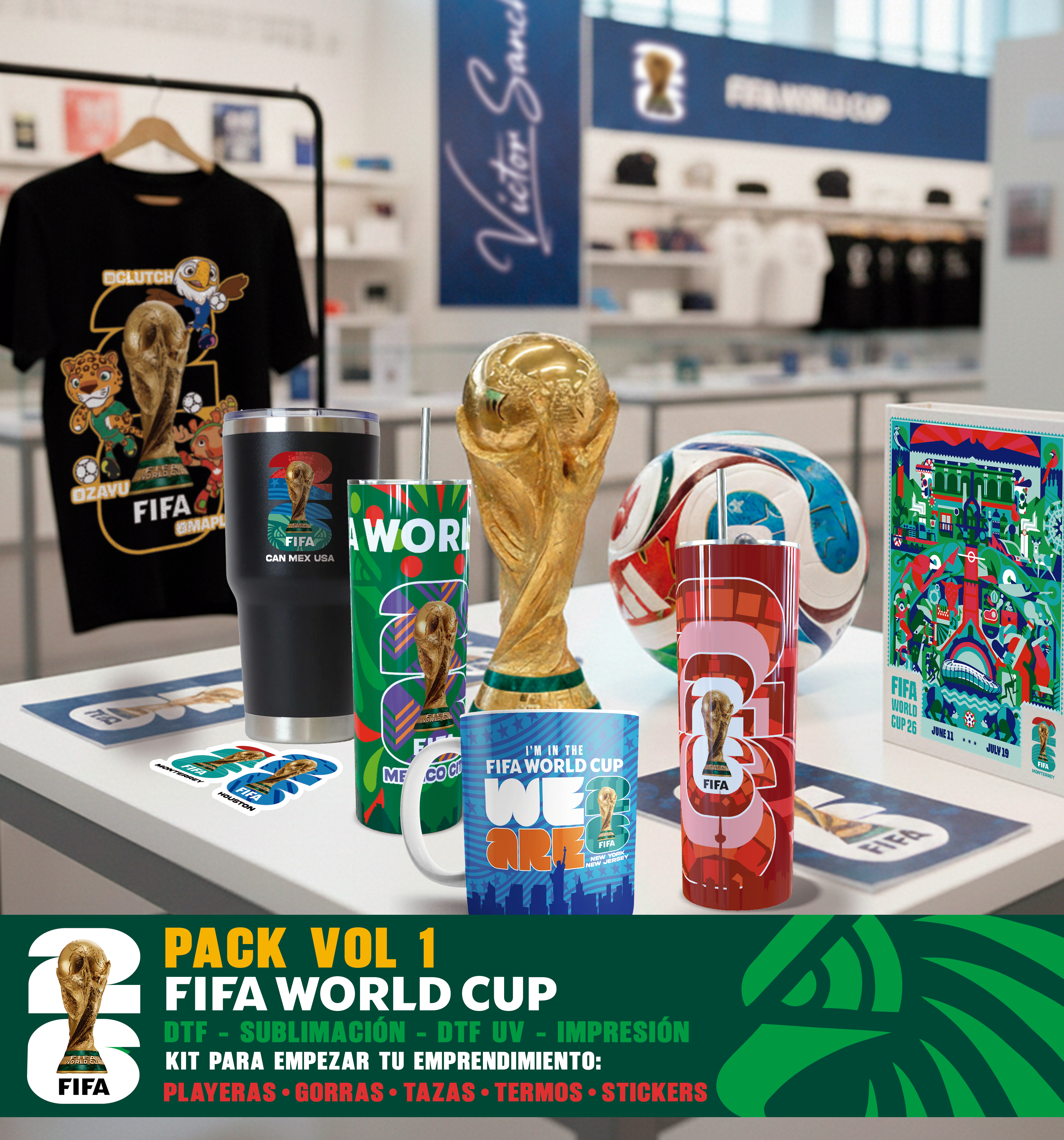 Pack de Diseños Mundial 2026 Vol.1
