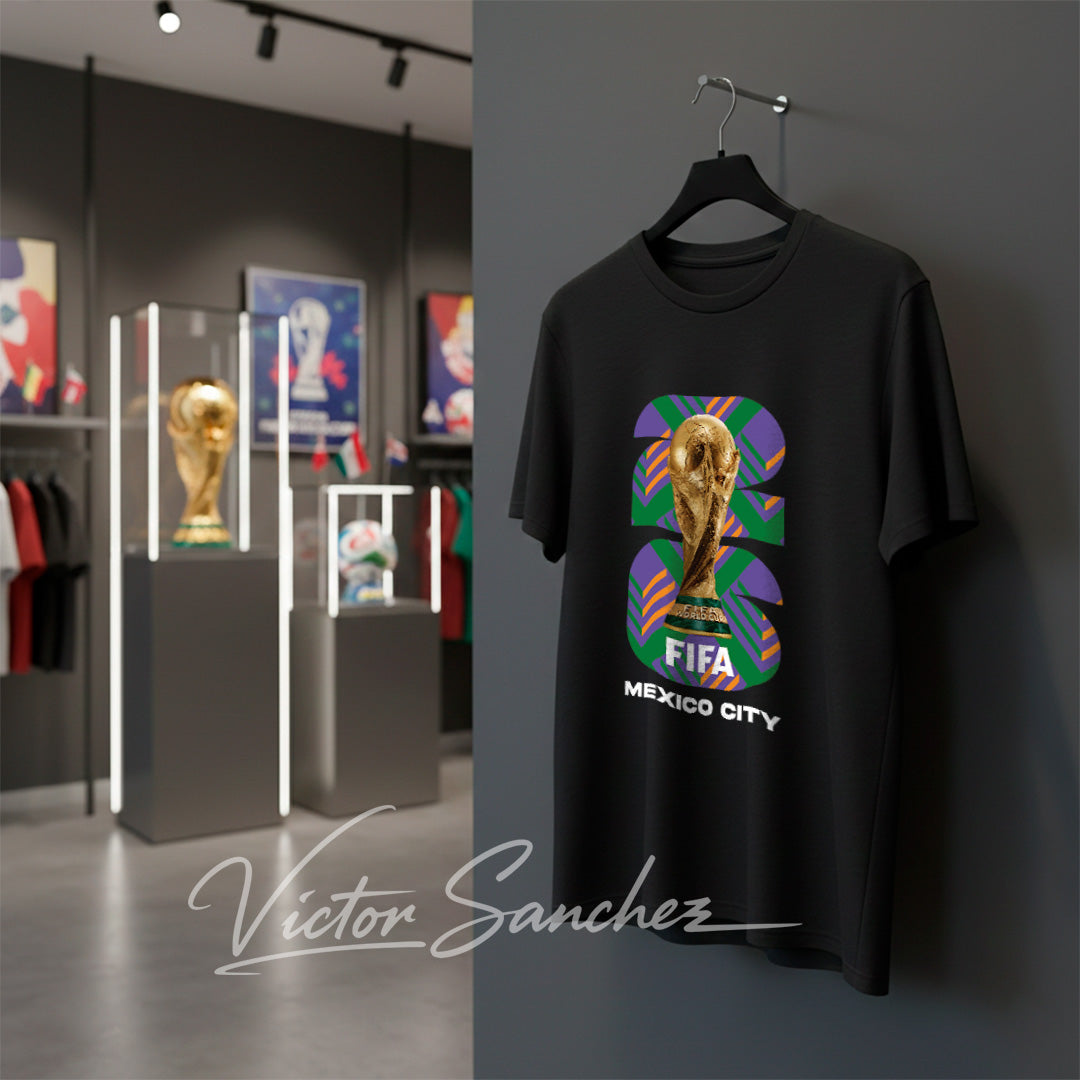 Diseño B Playera México City Mundial 2026