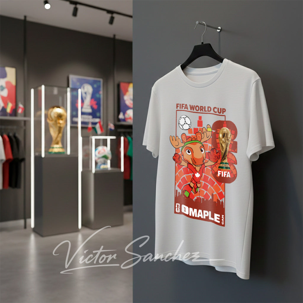 Diseño Playera Mascotas Mundial 2026