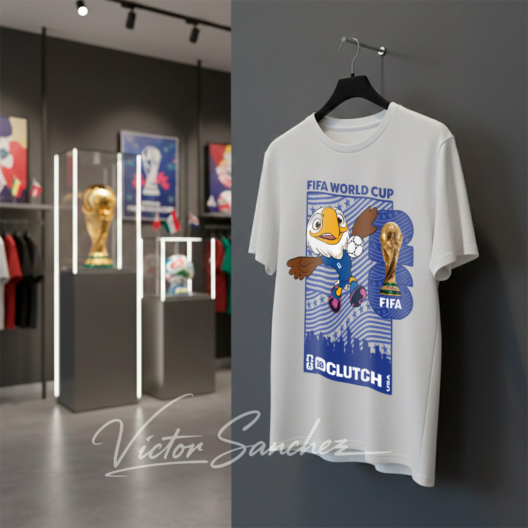 Diseño Playera Mascotas Mundial 2026