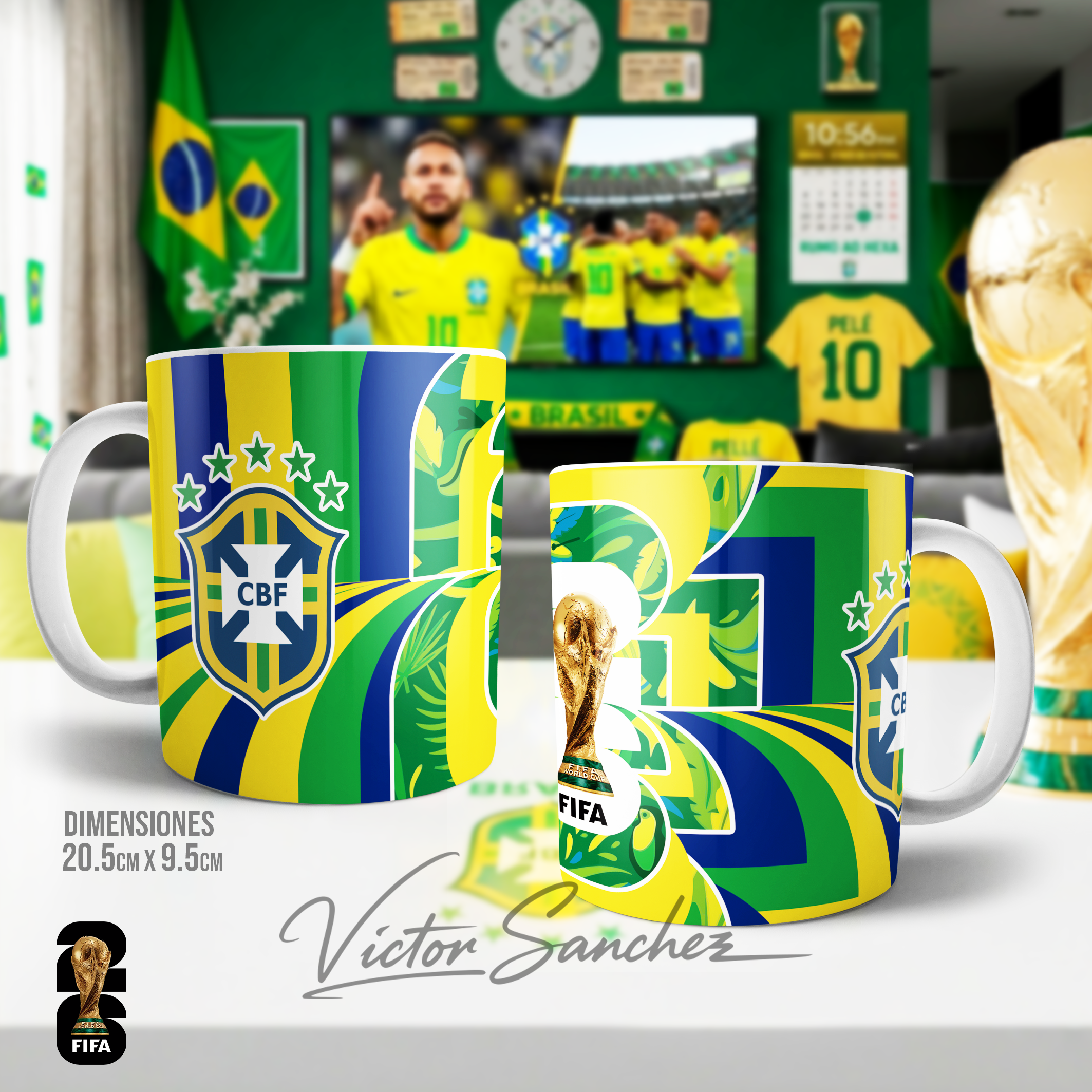 Diseño de tazas mundial por países 2026