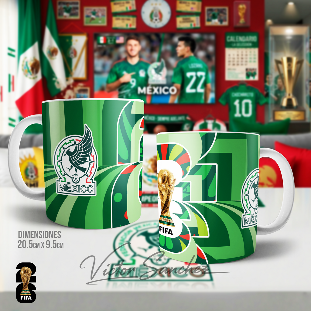 Diseño de tazas mundial por países 2026