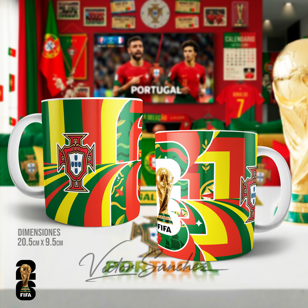 Diseño de tazas mundial por países 2026