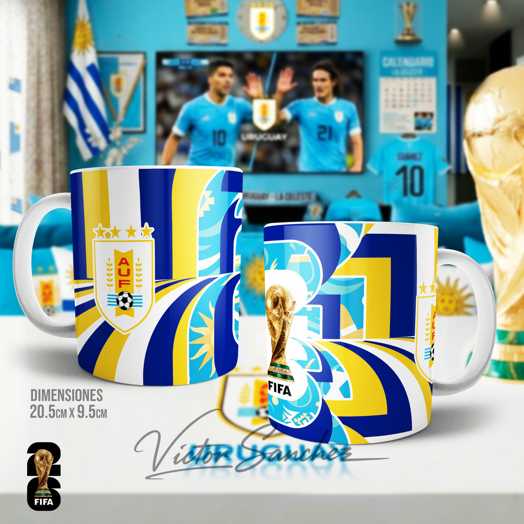 Diseño de tazas mundial por países 2026