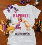 Diseños Digitales para Playeras de Parejas Flynn Rider & Rapunzel – Archivos PNG Sublimación Dúo Matching