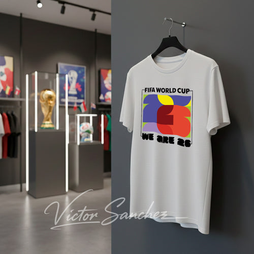 Diseño C Playera Mundial We Are 26